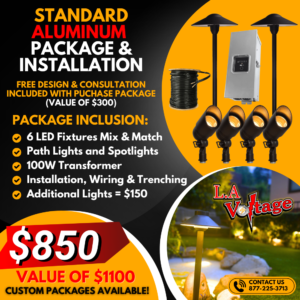 Standard Aluminum Landscape Lighting Package