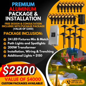 Premium Aluminum Landscape Lighting Package