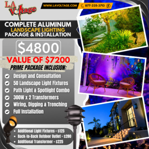 Complete Aluminum Landscape Lighting Package